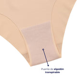 4Pack Bikini Alto invisible