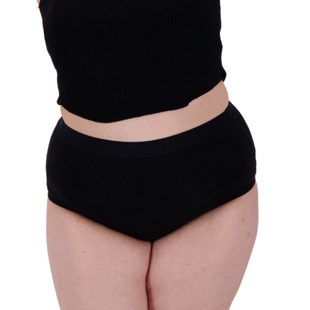 Calzon menstrual de bambu abundante tal kual