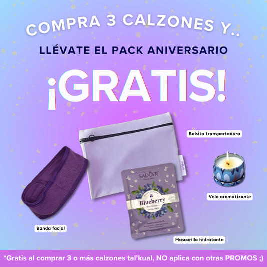 Pack Aniversario - compra 3 calzones y llévalo GRATIS