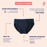 Clásico Bambú Teens Tallas 10 y 12