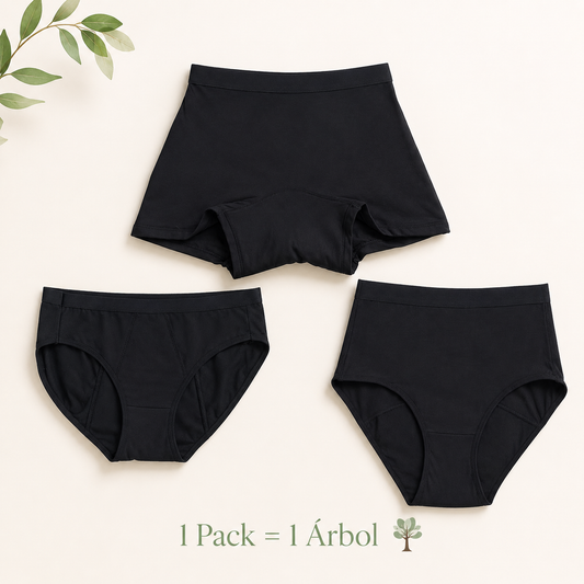 3Pack Bambú Piel sensible - 1 Pack = 1 Árbol