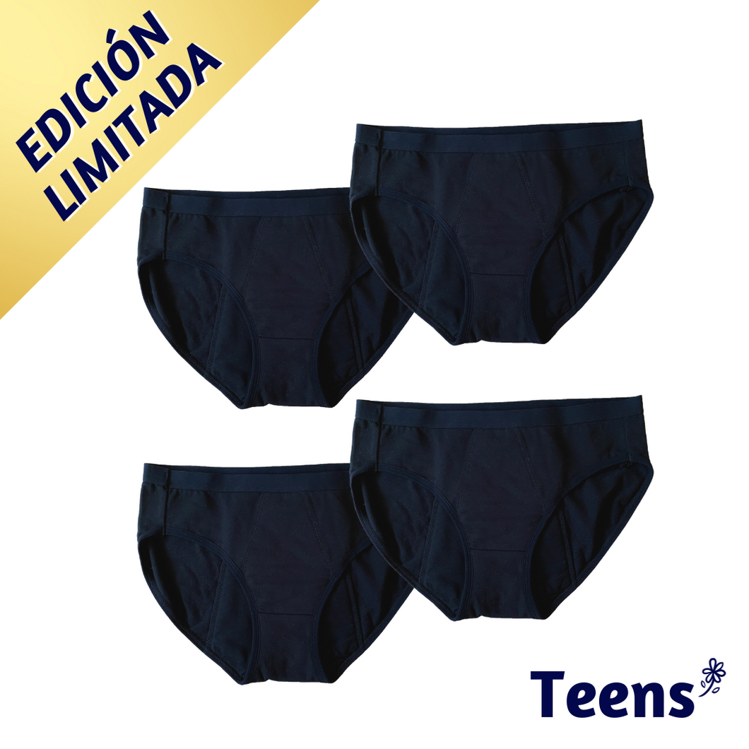 4Pack Clásico Bambú Teens